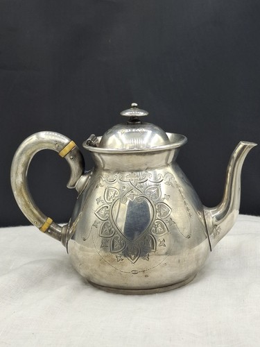 Antique silver plated - silver, teapot