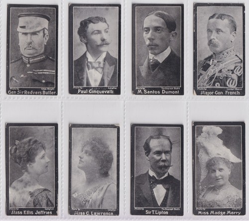 Cig cards celebrities black - -,