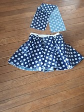Ladies Blue White Rock N Roll