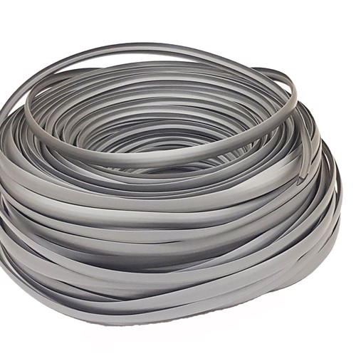Single lip trim - silver, grey