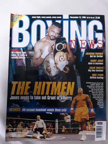 Boxing news 13th november 1998 - news,