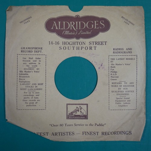 78rpm gramophone record - 10",