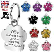 Personalised Dog Tag Engraved Pet Tags Name Disc ID Cat Tags Animal Cat Collar