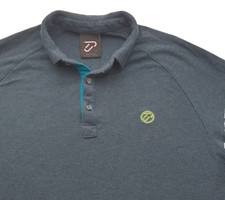 IJP Ian John Poulter Short Sleeve Navy Blue Polo Shirt Mens Medium