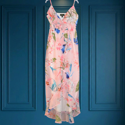 Lipsy peach pink ruffle - peach,
