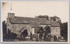 CHESTERFIELD Barlow Church, Derbyshire RP Postcard Unused