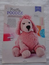 PRETTY POODLE CARRY BAG TOY  KNITTING PATTERN