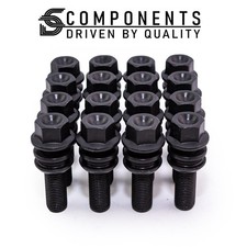 16 BLACK WHEEL BOLTS FOR