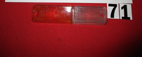 Transparent plastic front - transparent,