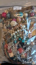 Joblot Of Broken vintage,  modern Costume Jewellery For Crafting.  Approx 2kg