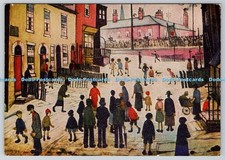 D310961 Procession L S Lowry Medici Society London Great Britain N 1496 Postcard
