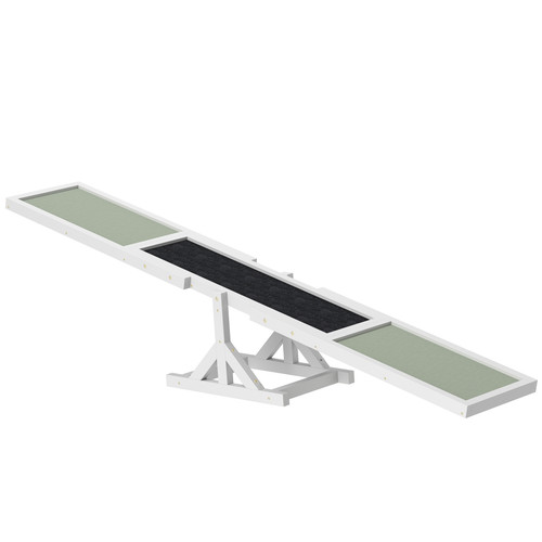 Wooden dog agility - agility, seesaw