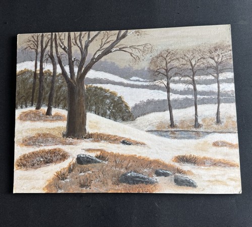 Vintage original oil painting - vintage,