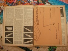 Model Boats plan of D E Hibbard Destroyer with original Magazine October 1983