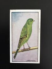 Hydes Bird Seeds Cage Birds, 1930, # 1 Green Border Fancy Canary