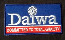 BLUE DAIWA FISHING BADGE IRON