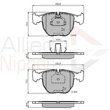 Brake pads set for - brake,