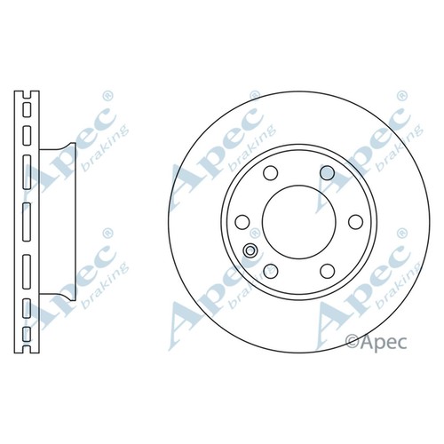 Brake discs vented - 2x,