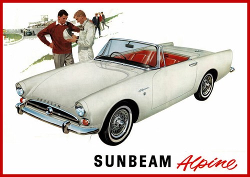 Sunbeam alpine series poster - sunbeam, 4