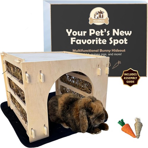 Rabbit hideout wooden - rabbit,