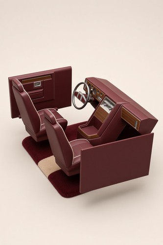 Scale printed interior - 3d,