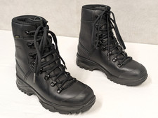 LOWA Black Leather Goretex Mountain Boots Size UK 5 - Bundeswehr German Army