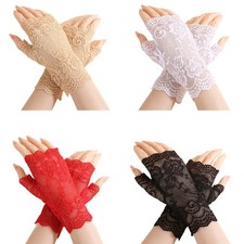 Delicate Lace Gloves For Bride