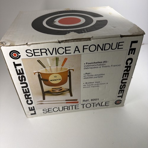 Creuset fondue set - le,