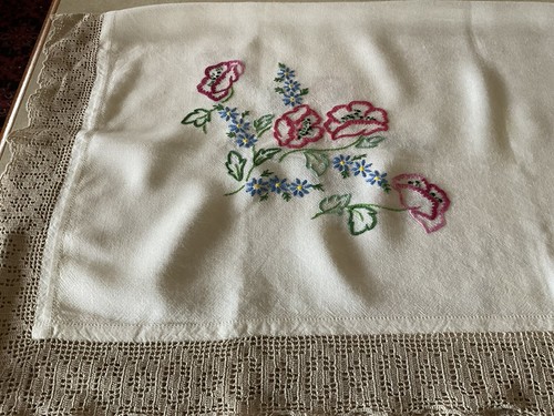 Vintage ivory embroidered - ivory,