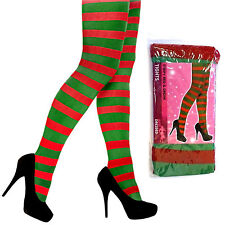 Ladies Red & Green Stripe Elf