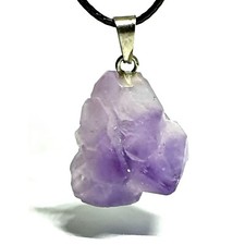 Raw Amethyst Crystal Necklace