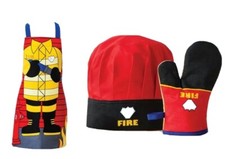 Ladelle kids fireman chef set