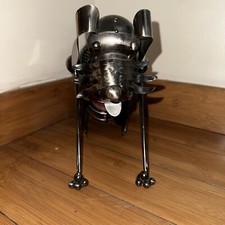 Metal Dog Wine Bottle Holder
