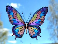 Butterfly Decorative Stained