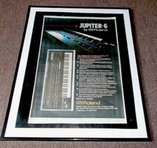 ROLAND JUPITER 6 - ORIGINAL LARGE 1984 MAGAZINE ADVERTISEMENT