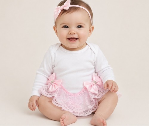 Romany baby vest - size, newborn