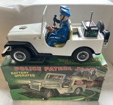 Nomura T.N. Police Patrol Jeep Battery Operated