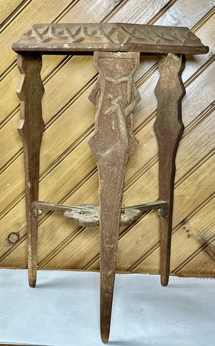 Antique cast iron side table - antique,