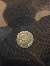 1996 Isle of Man 20p Coin Featuring Ford RS, Cosworth, Subaru Impreza Rally Cars