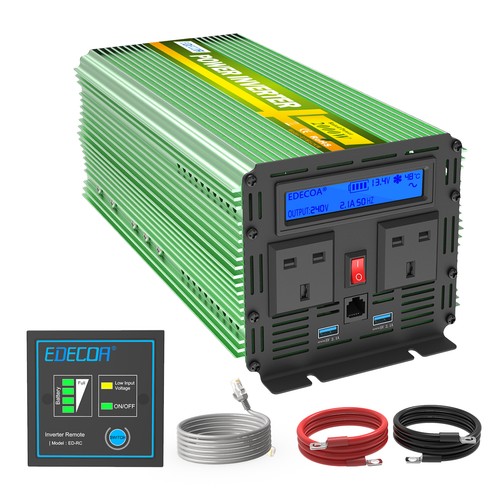 Edecoa power inverter 24v 240v - inverter,