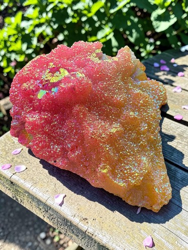 Pink aura quartz - pink,