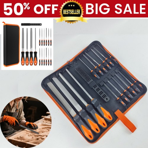 Mini needle file - file, 17pcs