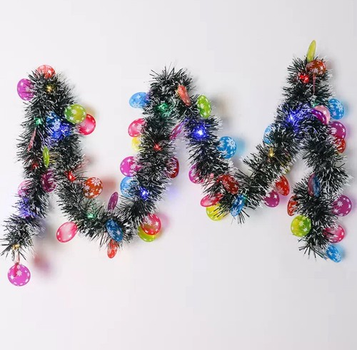 Christmas tinsel garland - 5.5m,