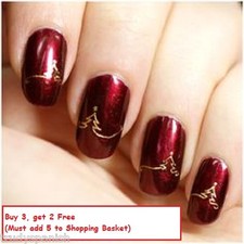 Christmas Nail Art Stickers Water Decals Decoration Snowflakes Reindeers Bows 
