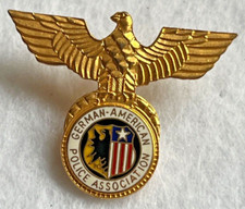 GERMAN - AMERICAN POLICE ASSOCIATION GAPA RARE PIN BADGE
