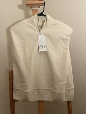 ZARA OVERSIZE PLUSH GILET WITH
