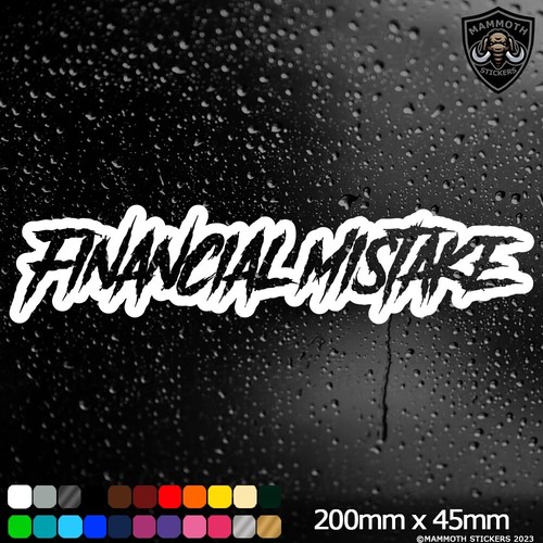 Financial mistake jdm - financial,