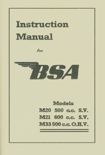 Bsa m20 m21 - m21, m3