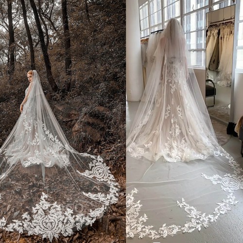 Wedding veil two - wedding, lace