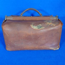 Vintage leather gladstone - leather, bag